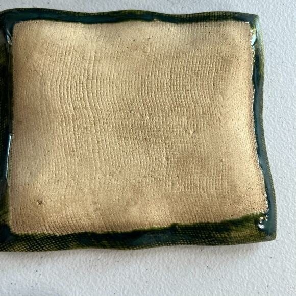 Art Pottery Set of 5 Cake Plates Stoneware Ceramic Handmade Asian Art - Picture 6 of 12